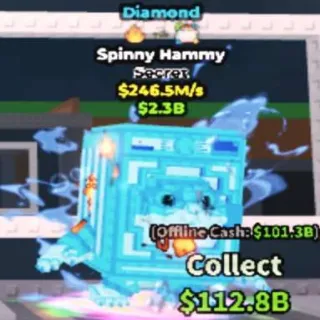 246.5m/s Diamond Spinny Hammy