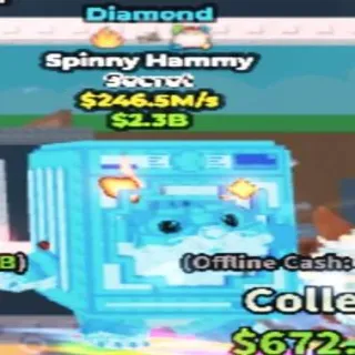 246.5m/s Diamond Spinny Hammy