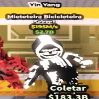 195m/s Yin Yang Mieteteira Bicicleteira