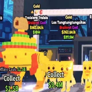 Bundle 2 Gold Brainrots