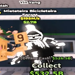 195m/s Yin Yang Mieteteira Bicicleteira