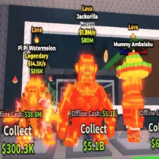 3x Collector's Brainrots