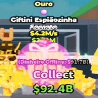 4.2m/s Gold Giftini Spyderini