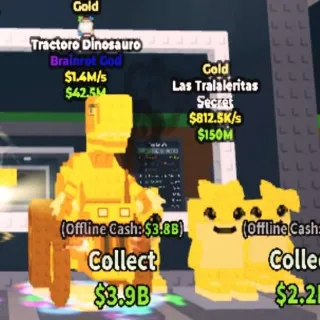 Bundle 2 Gold Brainrots