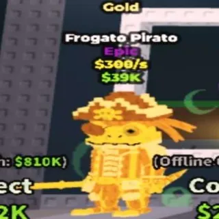 Gold Frogato Pirato