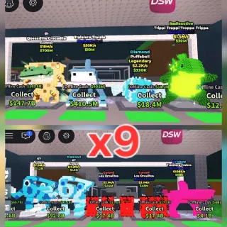 X9 Bundle Brainrots