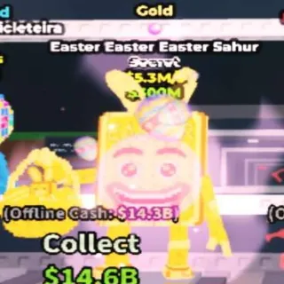 Gold Easter Easter Easter Sahur
