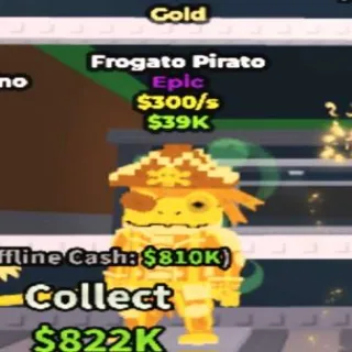 Gold Frogato Pirato