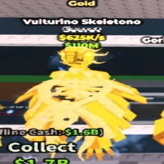 Gold Vulturino Skeletono