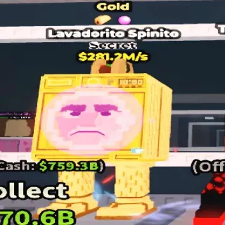 281.2m/s Gold Lavadorito Spinito