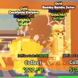 Bundle 2 Gold Brainrots