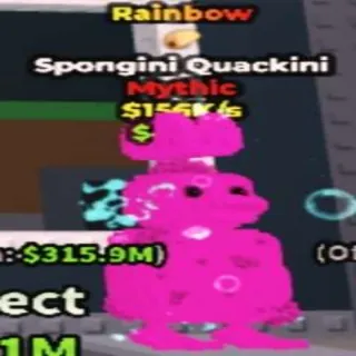 Rainbow Spongini Quackini