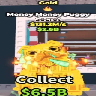 131.2m/s Gold Money Money Puggy