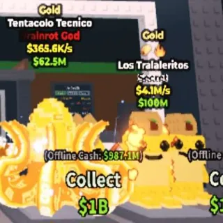 Bundle 2 Gold Brainrots