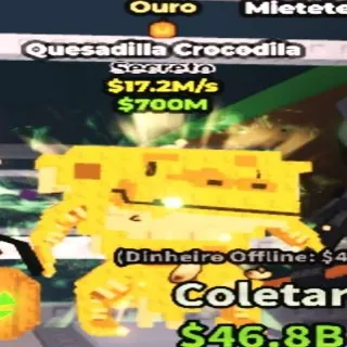 Gold Quesadilla Crocodila