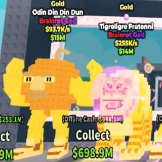 Bundle 2 Gold Brainrots