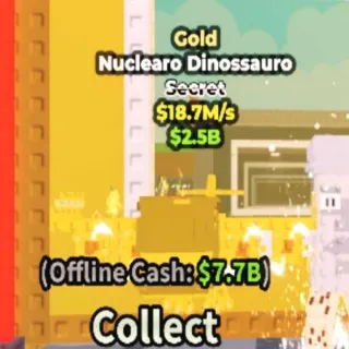 Gold Nuclearo Dinossauro