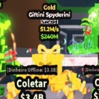 Gold Giftini Spyderini