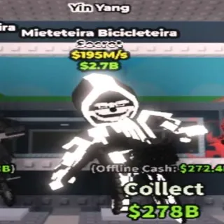 195m/s Yin Yang Mieteteira Bicicleteira