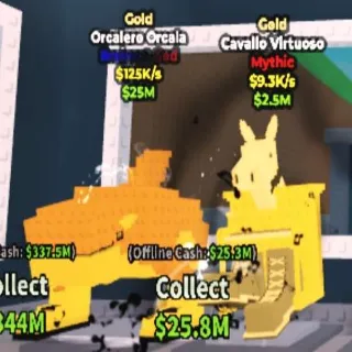 Bundle 2 Gold Brainrots