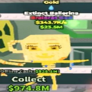 Gold Extinct Ballerina