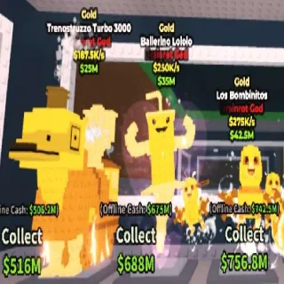 Bundle 3 Gold Brainrots