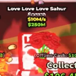 10m/s Love Love Love Sahur