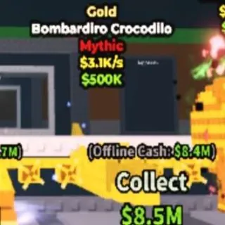 Gold Bombardiro Crocodilo