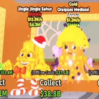 Bundle 2 Gold Brainrots