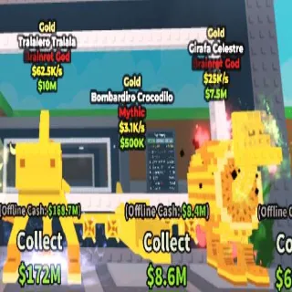 Bundle 3 Gold Brainrots
