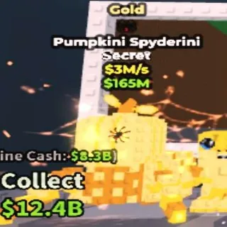 Gold Pumpkini Spyderini