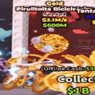 Gold Pirulitoita Bicicleteira