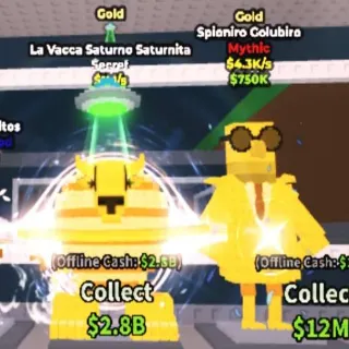 Bundle 2 Gold Brainrots