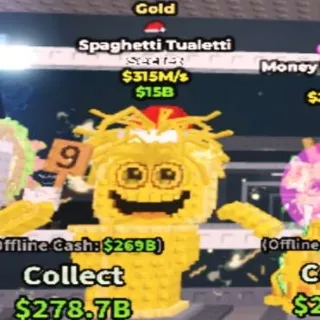 315m/s Gold Spaghetti Tualetti