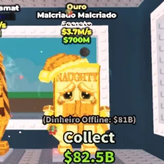 Gold Naughty Naughty