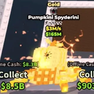 Gold Pumpkini Spyderini