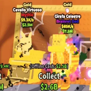 Bundle 2 Gold Brainrots