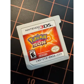 Pokemon Sun (Nintendo 3DS)