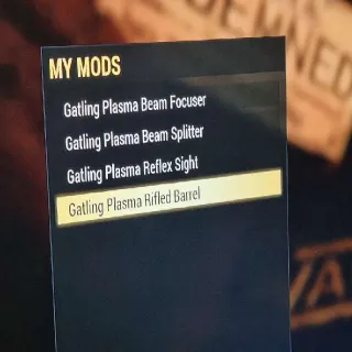 Gatling Plasma Mods