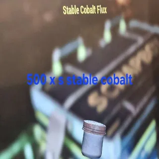 Stable Cobalt X 500