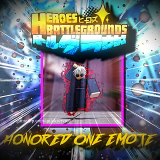 HONORED ONE EMOTE | HEROS BATTLEGROUND