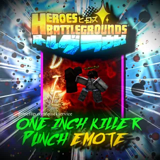 ONE INCH KILLER PUNCH EMOTE | HEROS BATTLEGROUND