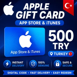 Apple App Store & iTunes Gift Card 500 TRY (Turkey) | Instant Delivery