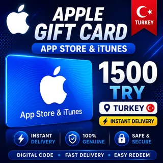 Apple App Store & iTunes Gift Card 1500 TRY (Turkey) | Instant Delivery