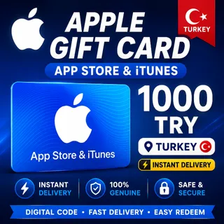 Apple App Store & iTunes Gift Card 1000 TRY (Turkey) | Instant Delivery