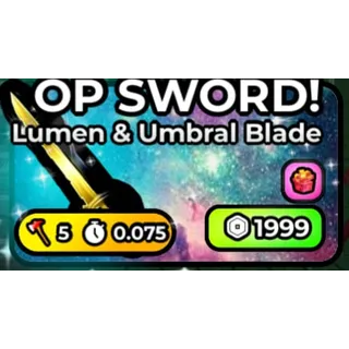FIGHT YOUR ZOMBIE | 1PC LUMEN & UMBRAL BLADE (NEW OP AXE)