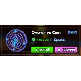 THROW A COIN | OVERDRIVE COIN 1X