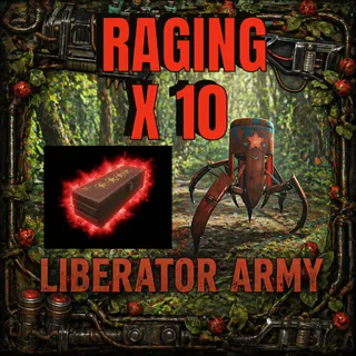 10 X RAGING LEGENDARY MOD