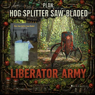 PLAN: HOG SPLITTER SAW-BLADED