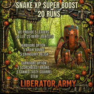 20 FINAL BOSS ONLY - SNAKE RUNS